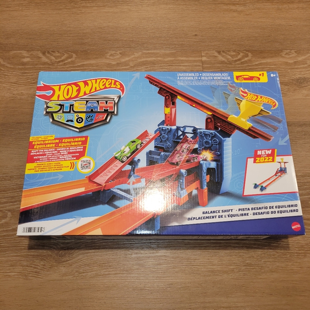Hot Wheels STEAM Balance Shift Playset For Kids Toys New 2022